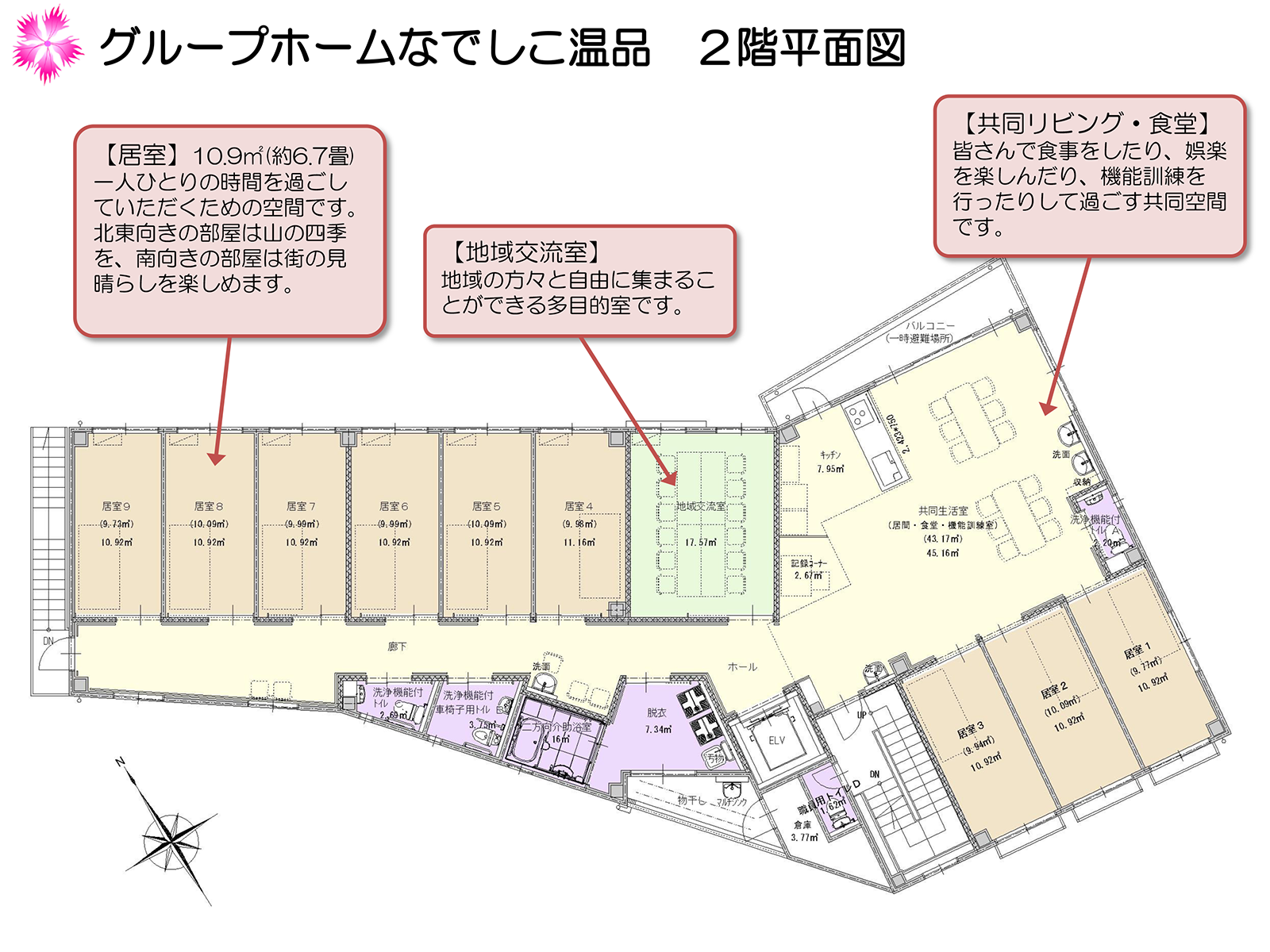 グループホームなでしこ温品