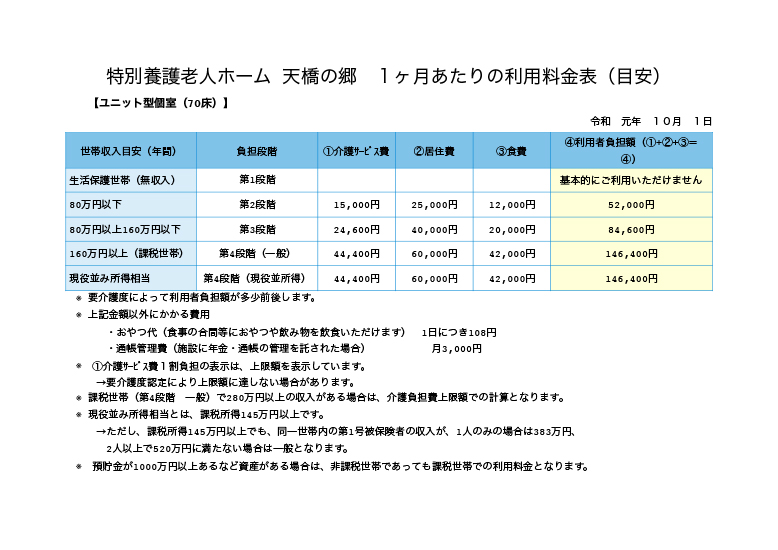 特別養護老人ホーム天橋の郷